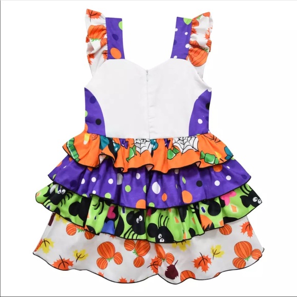 👻New!!! Girls Mickey Halloween Dress!! - Picture 2 of 4